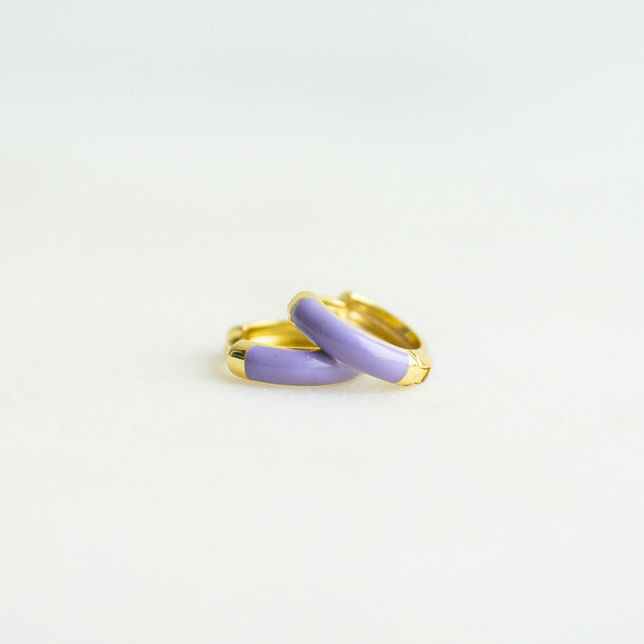Penny Hoops | Lilac