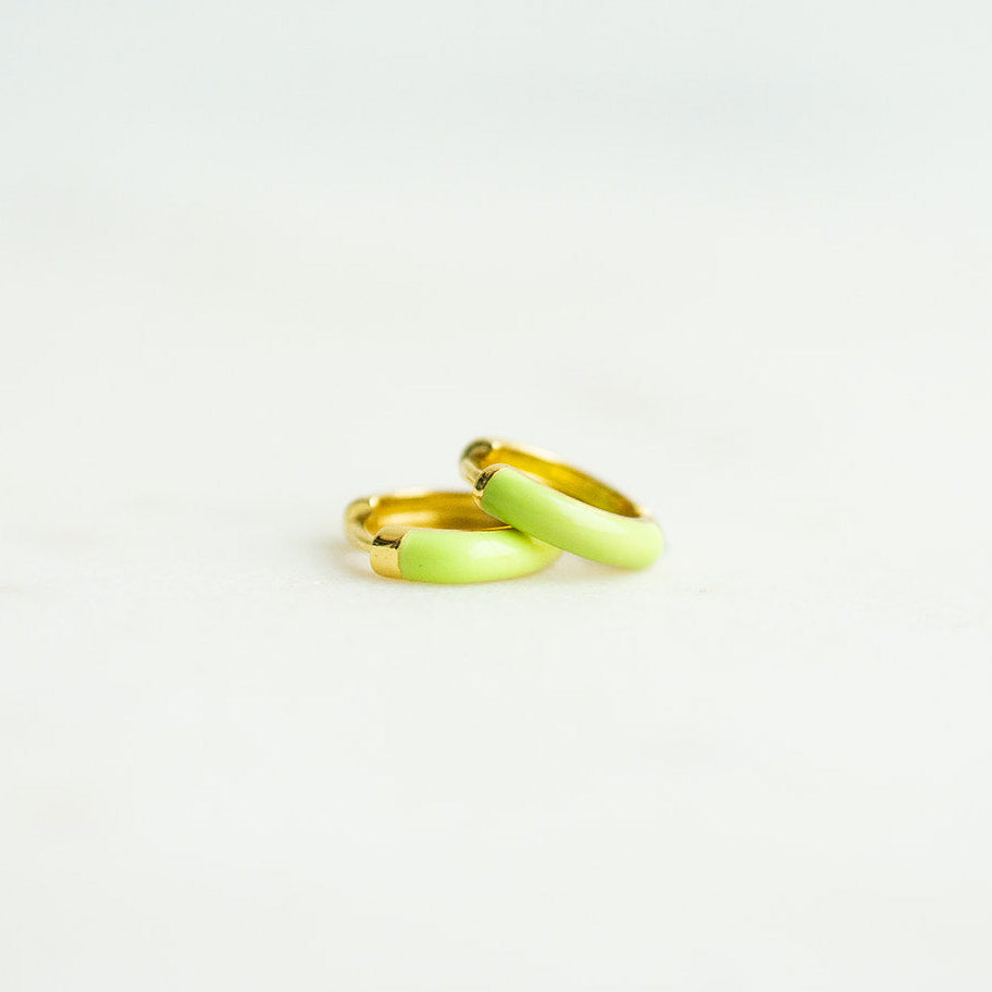 Penny Hoops | Lime
