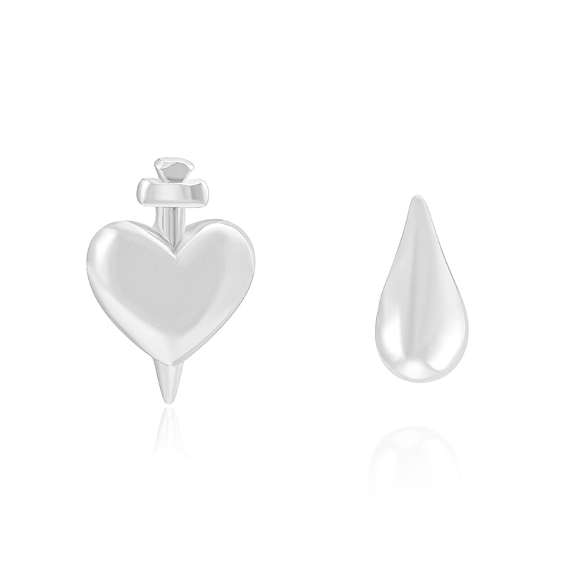 Cry Baby Studs | Sterling Silver