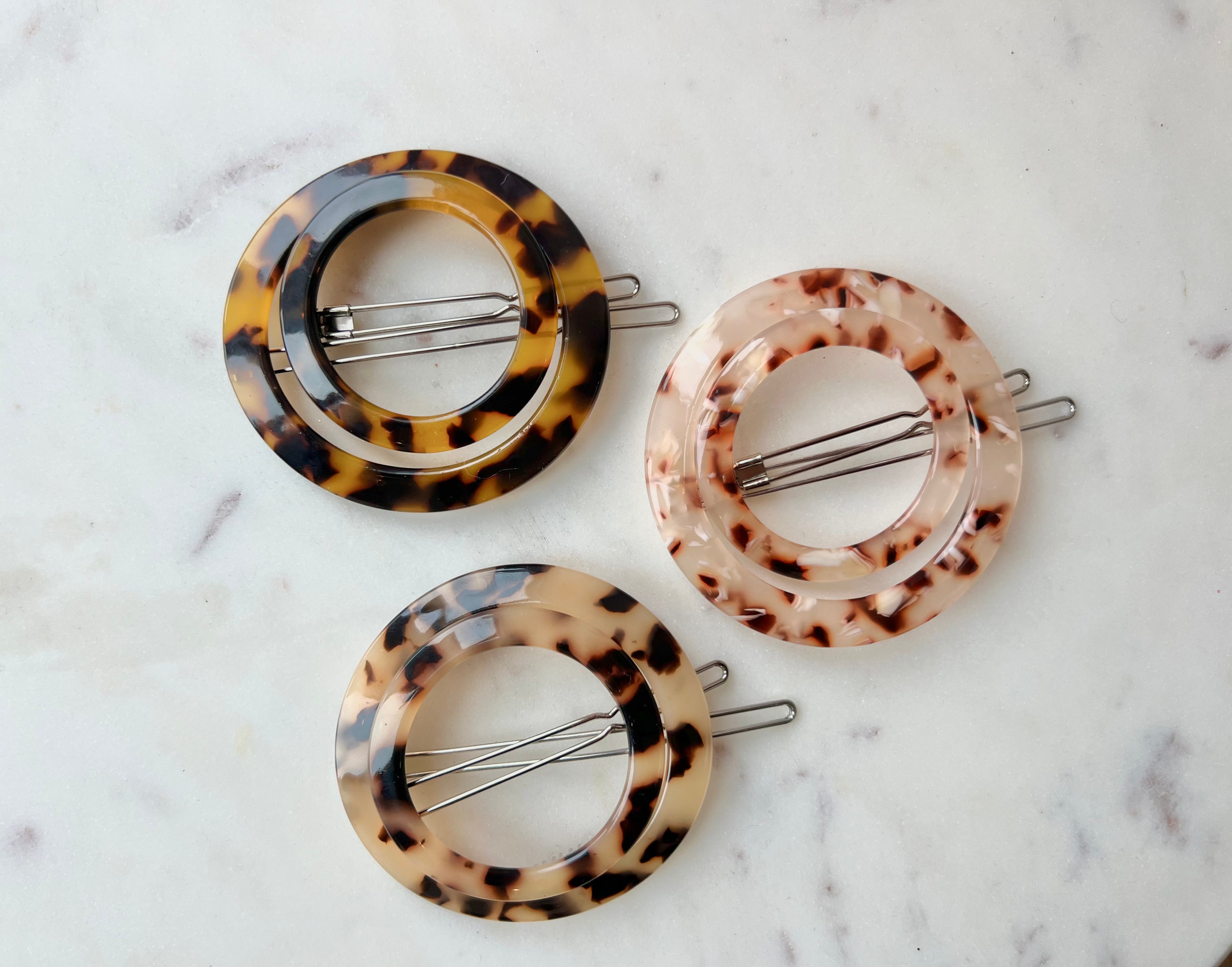 Circle Hair Clip - Set of 2