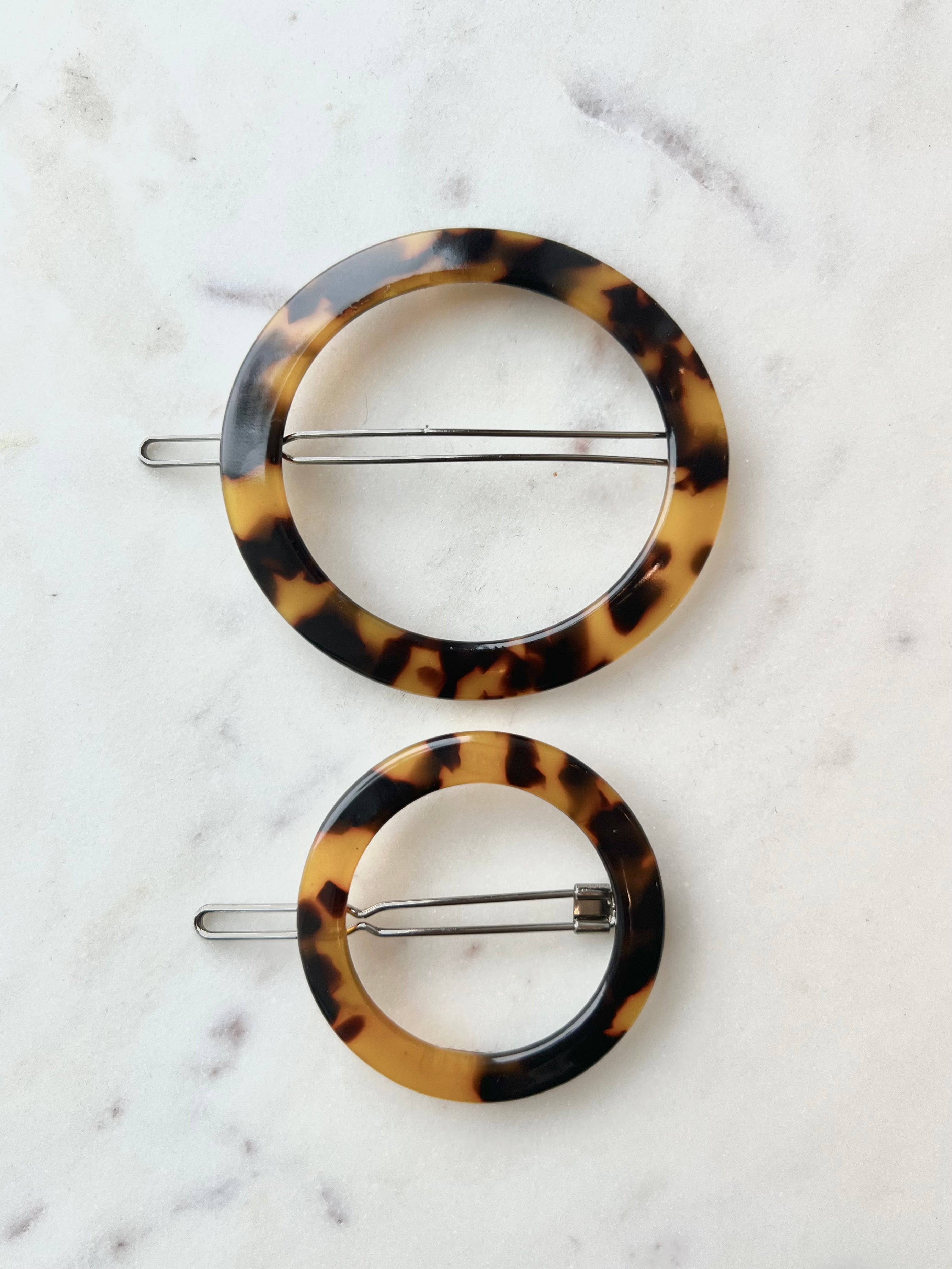 Circle Hair Clip - Set of 2