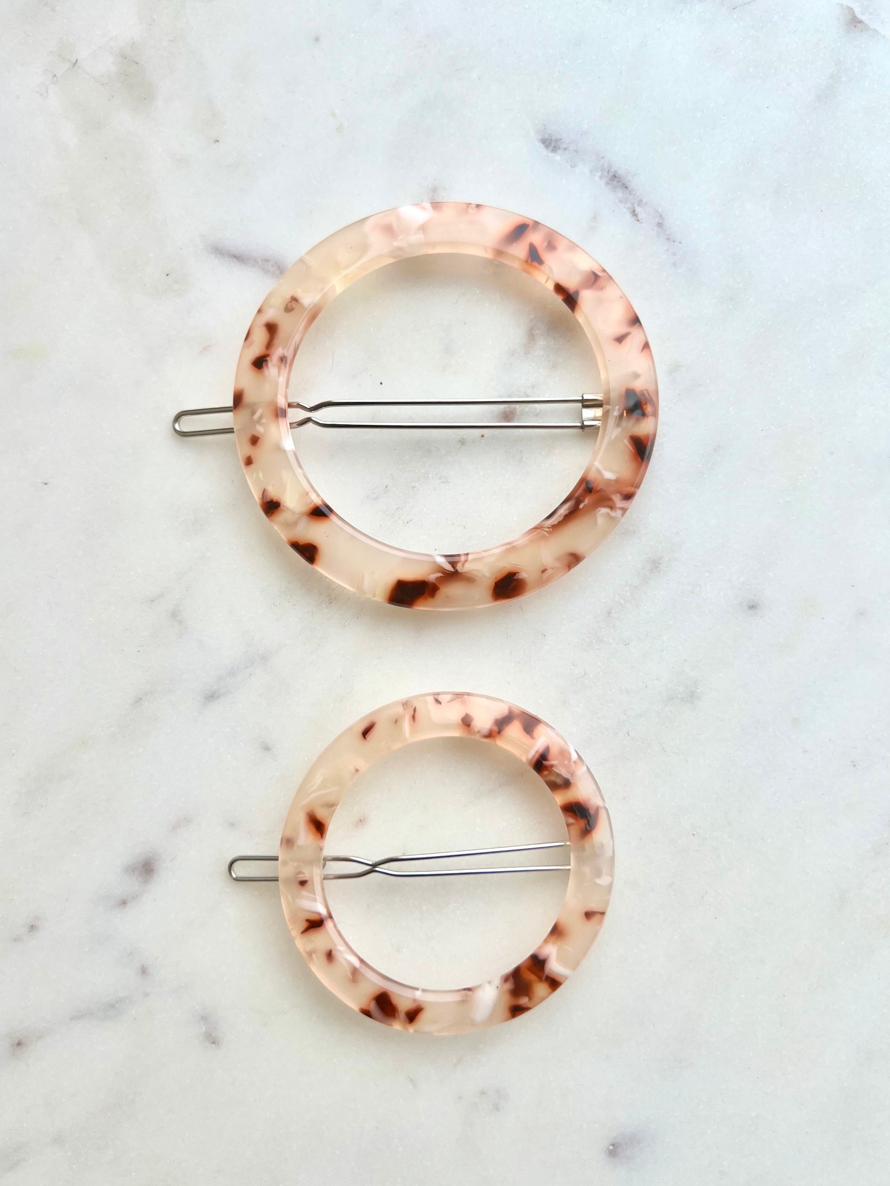 Circle Hair Clip - Set of 2