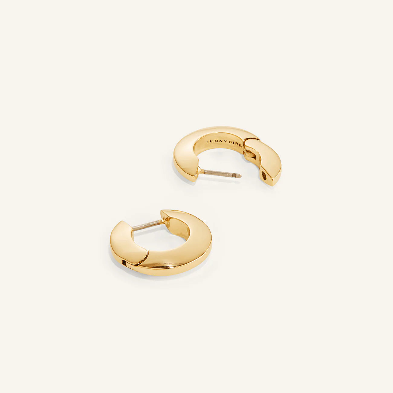 Toni Hinged Hoops Small | Gold
