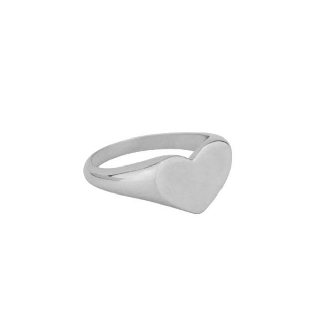 Heartbreaker Signet Ring | Silver