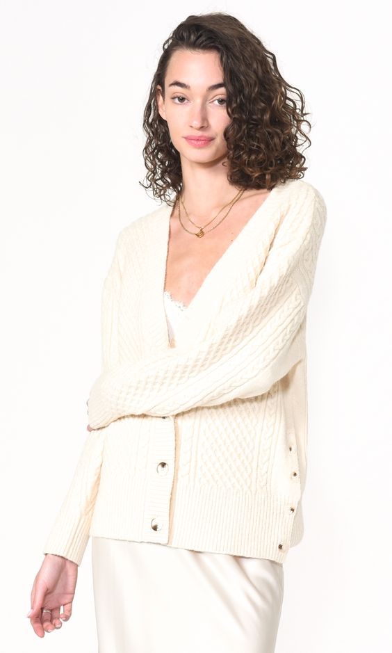 Vickie Oversized Cardigan | Ivory