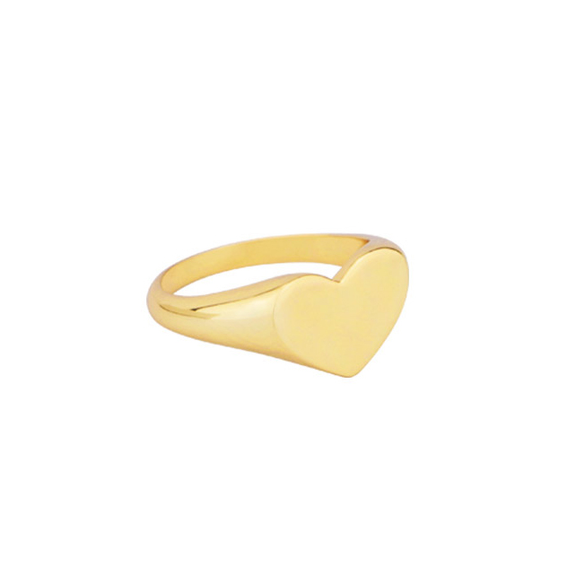 Heartbreaker Signet Ring | Gold