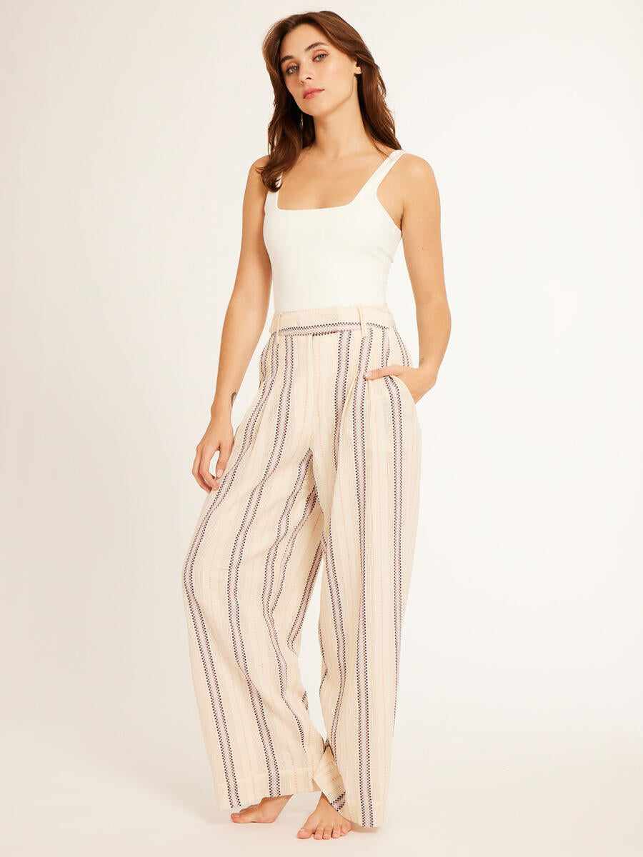 Cara Pant in O'Keeffe Stripe