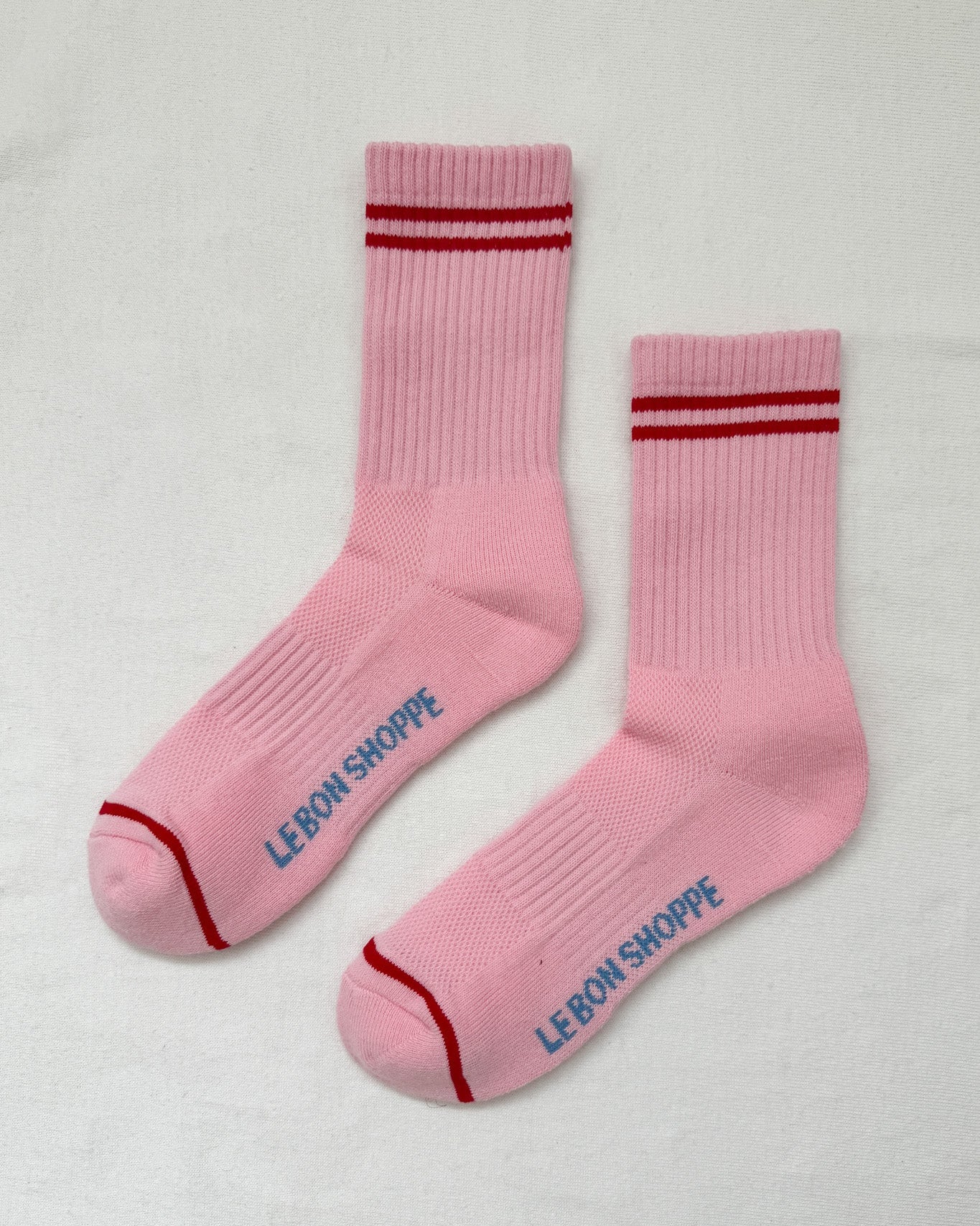 Boyfriend Socks in Amour Pink