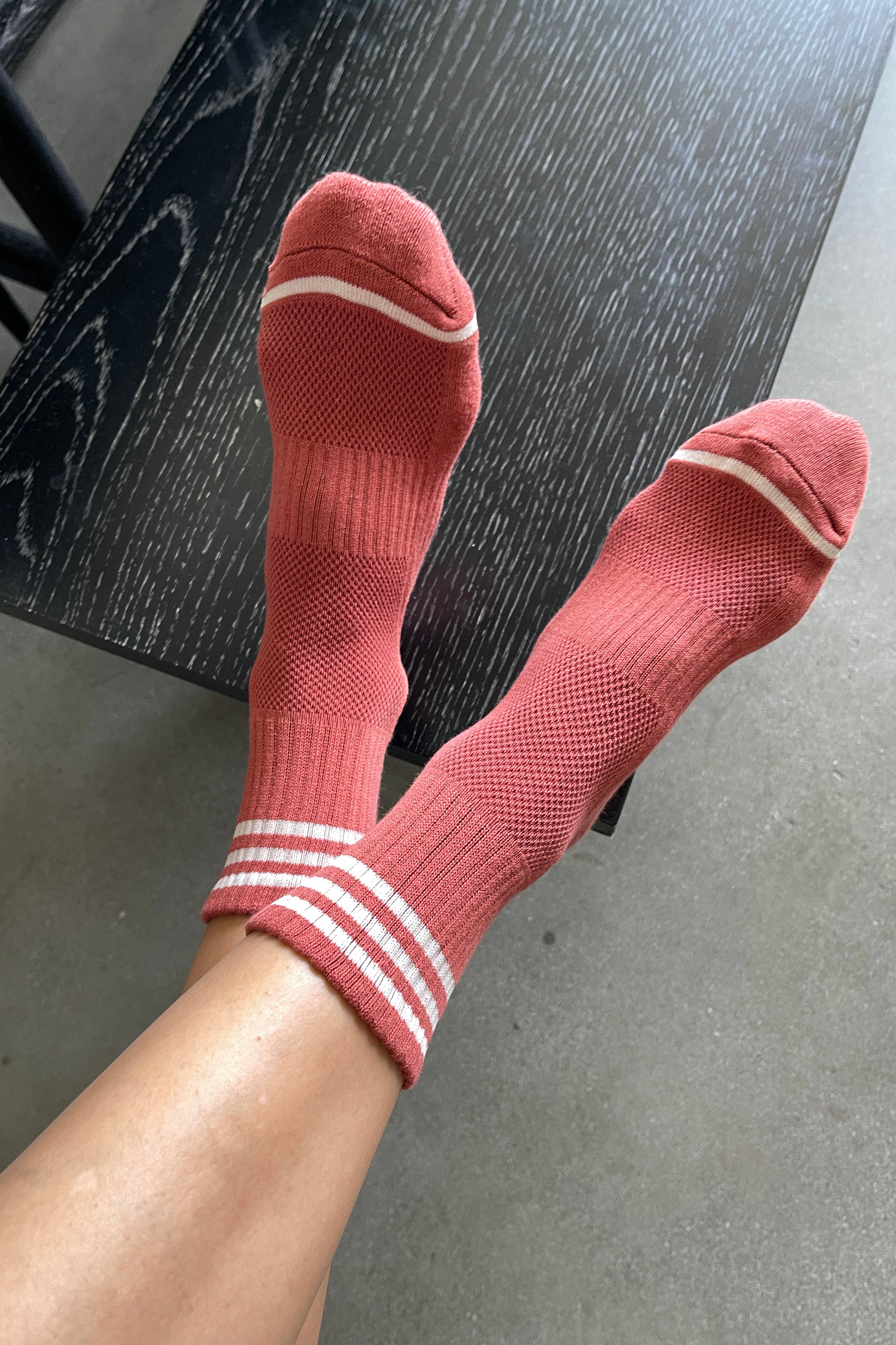 Girlfriend Sock in Terracotta