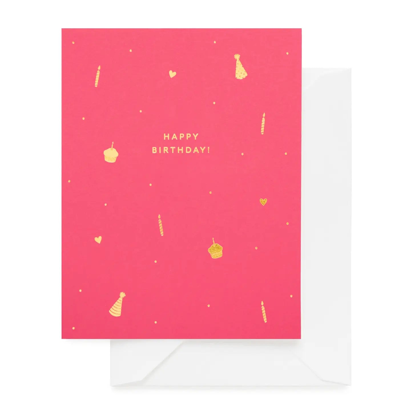 Hot Pink Birthday Card
