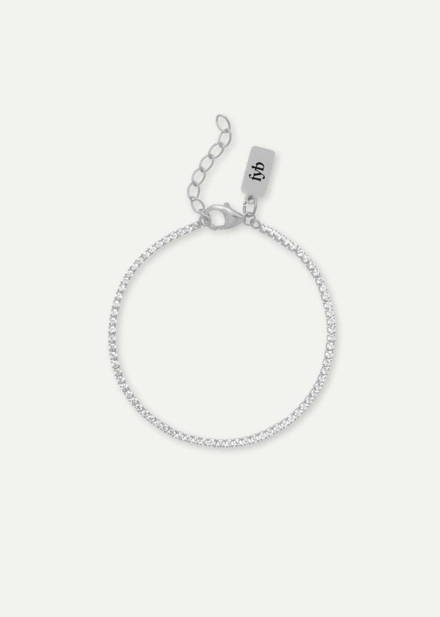Diana Tennis Bracelet | Silver