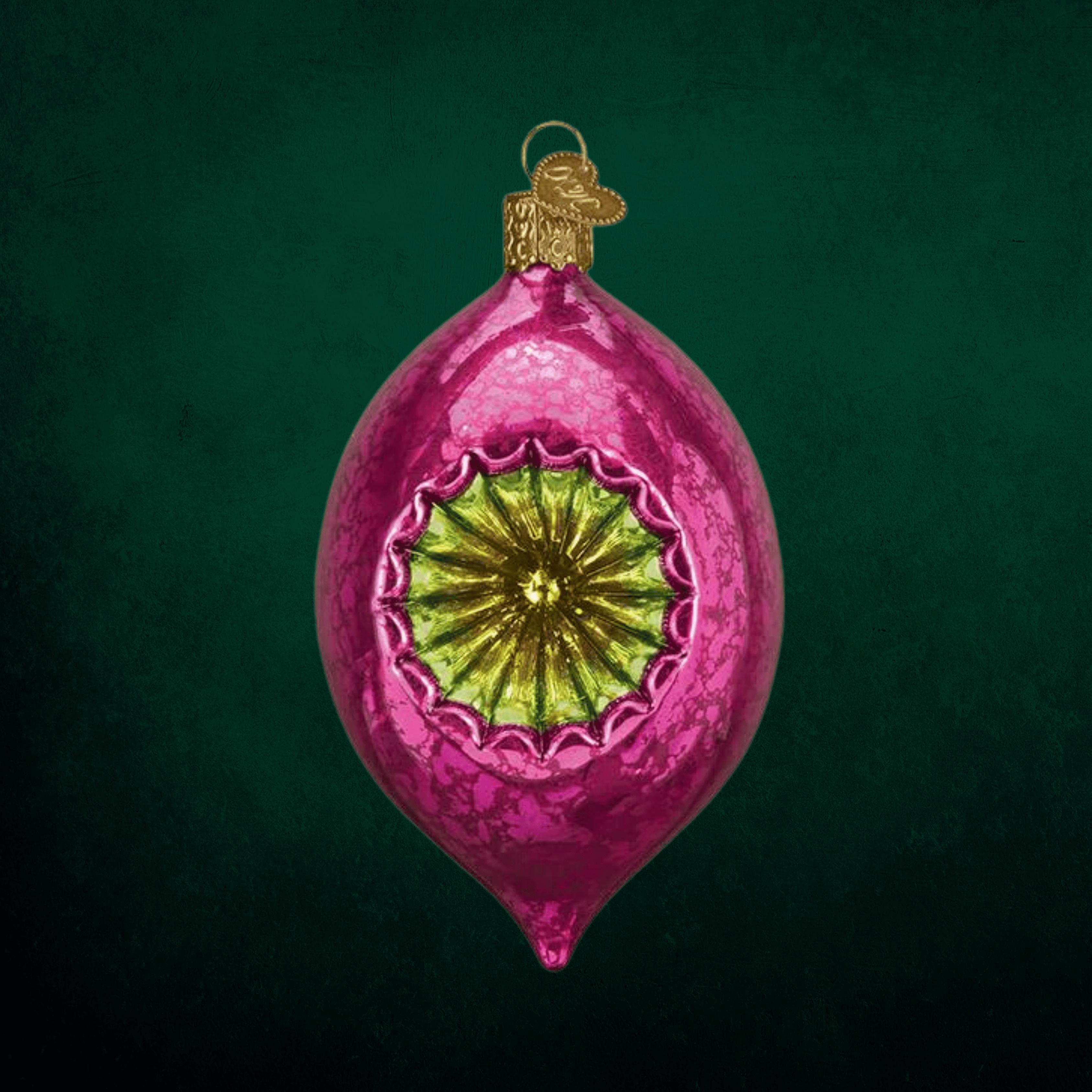 Dazzling Fucshia Reflection Ornament