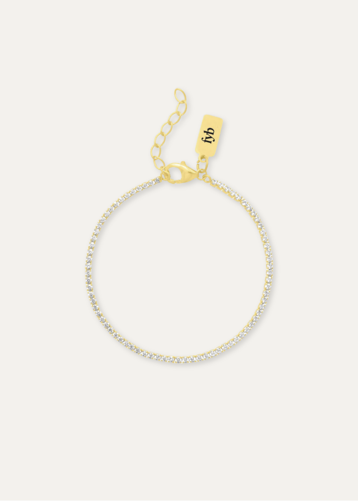 Diana Tennis Bracelet | Gold