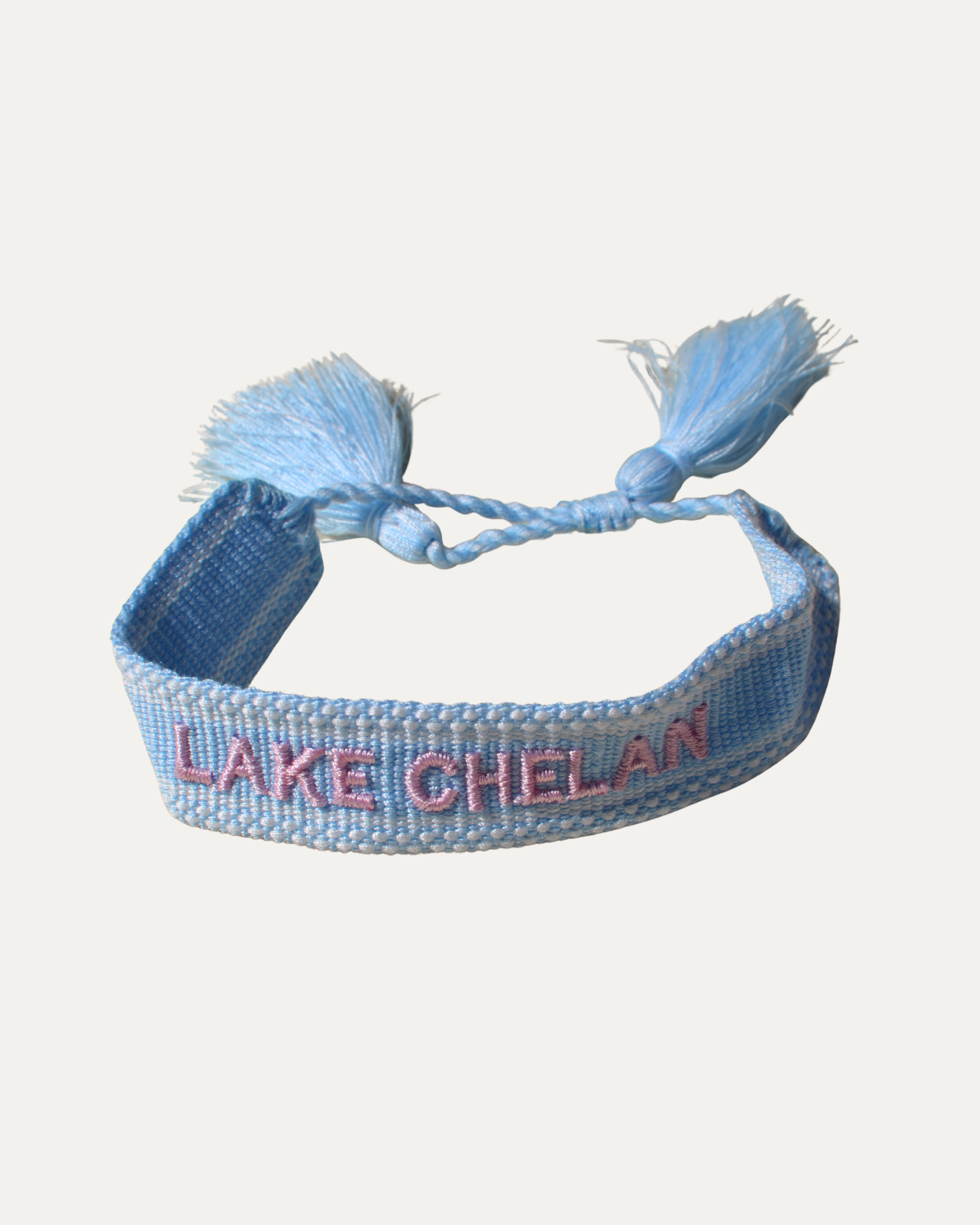 Lake Chelan Woven Bracelet | Powder Blue