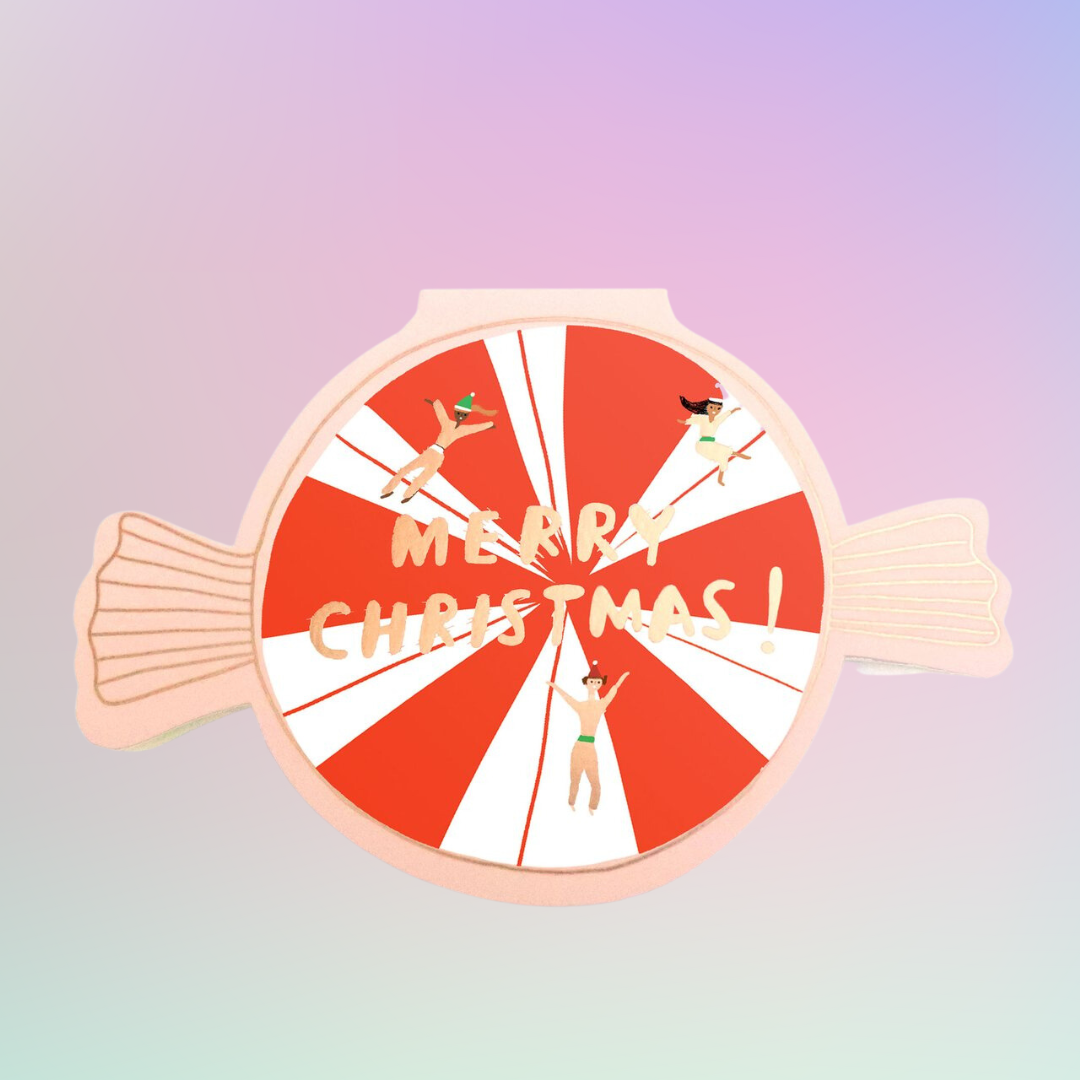 Peppermint Greeting Card