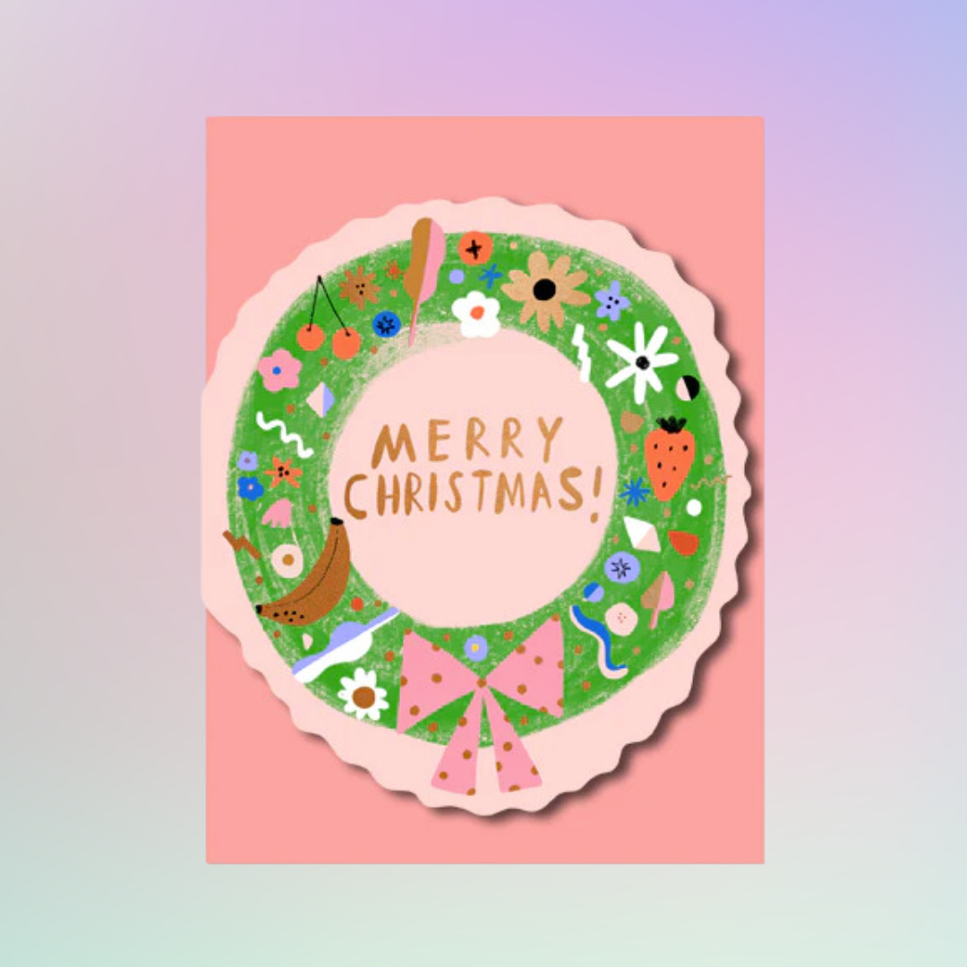 Wreath Greeting Card