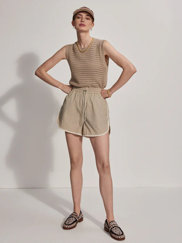 Harmon High Rise Short 4" 2.0 in Cashmere Stone