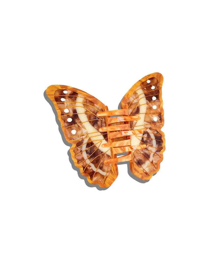 Morpho Large Butterfly Claw Clip