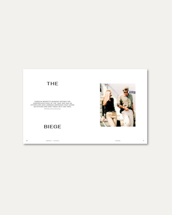 Product display with 'THE BIEGE' text on a white background