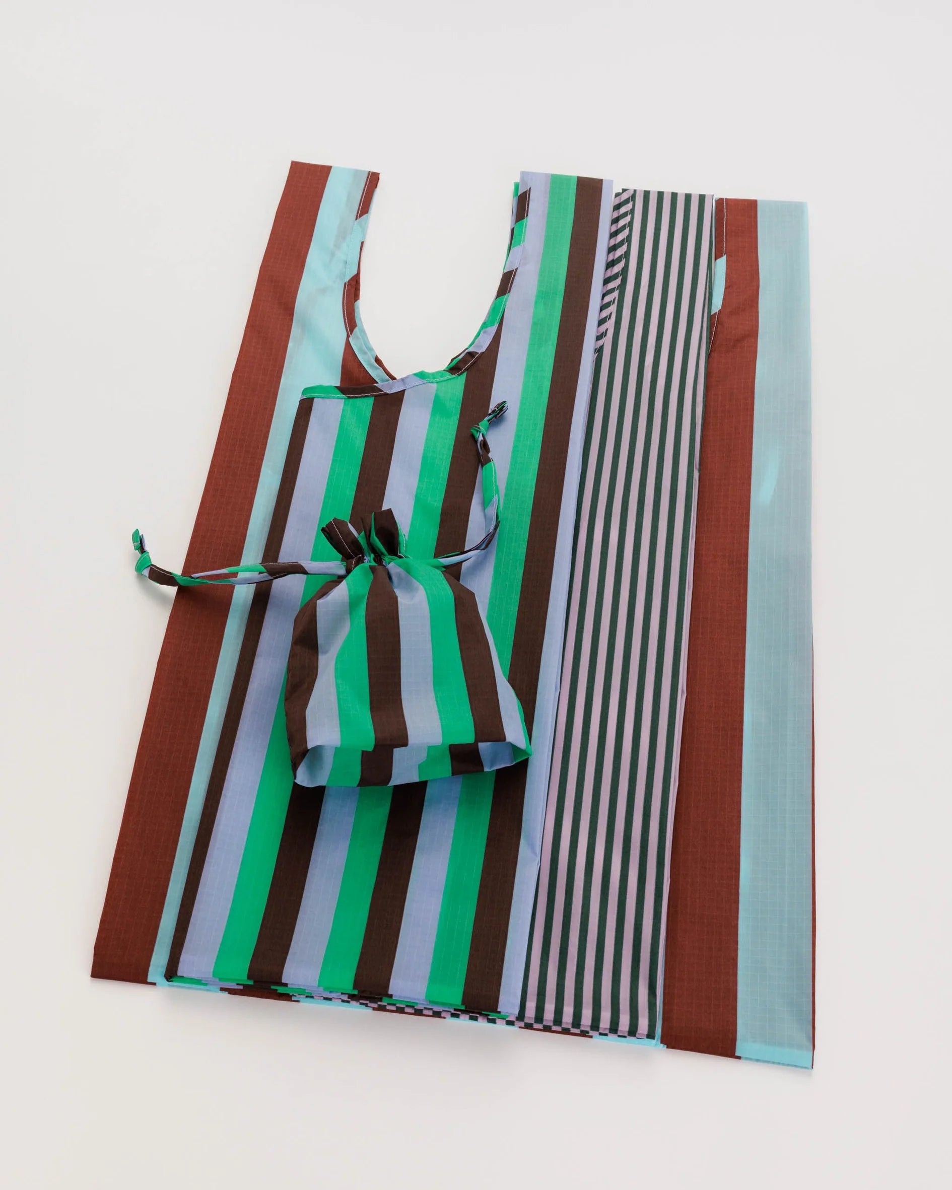 Standard Baggu Set of 3 | Vacation Stripe Mix