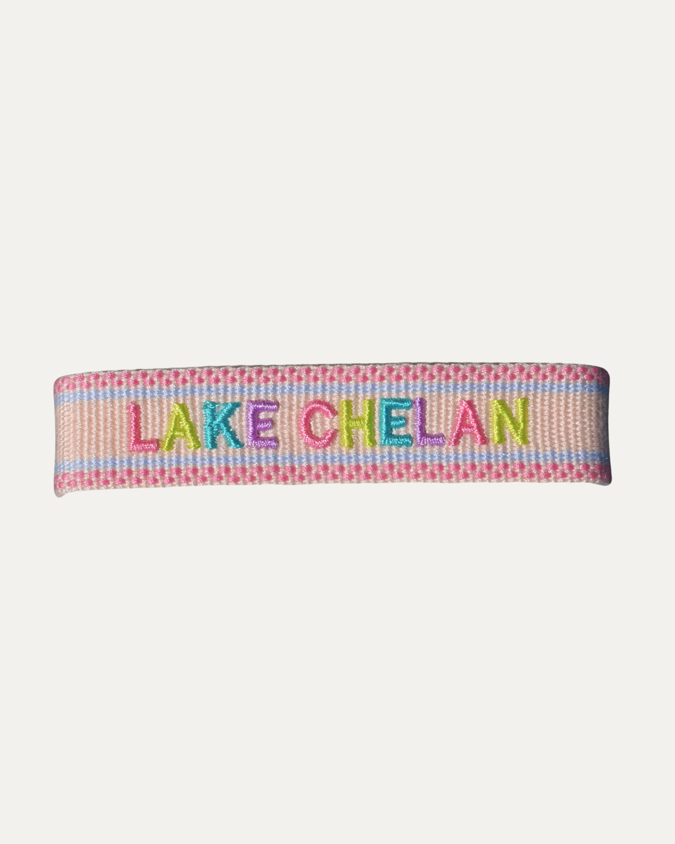 Lake Chelan Woven Bracelet | Neon Sorbet