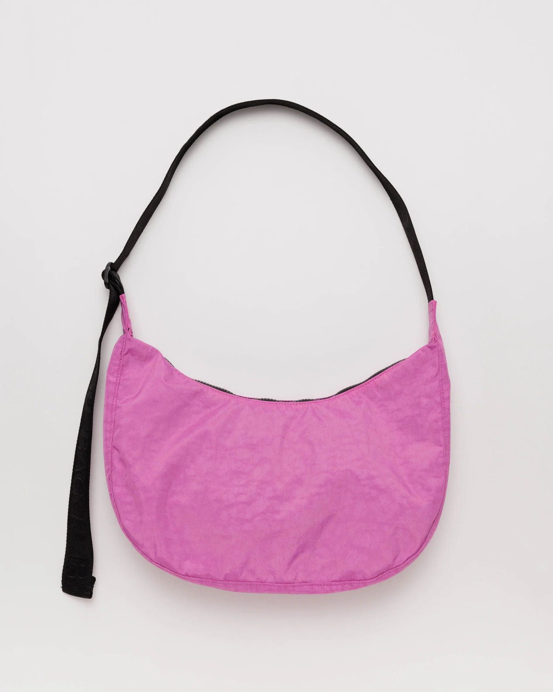 Medium Nylon Crescent Bag | Extra Pink