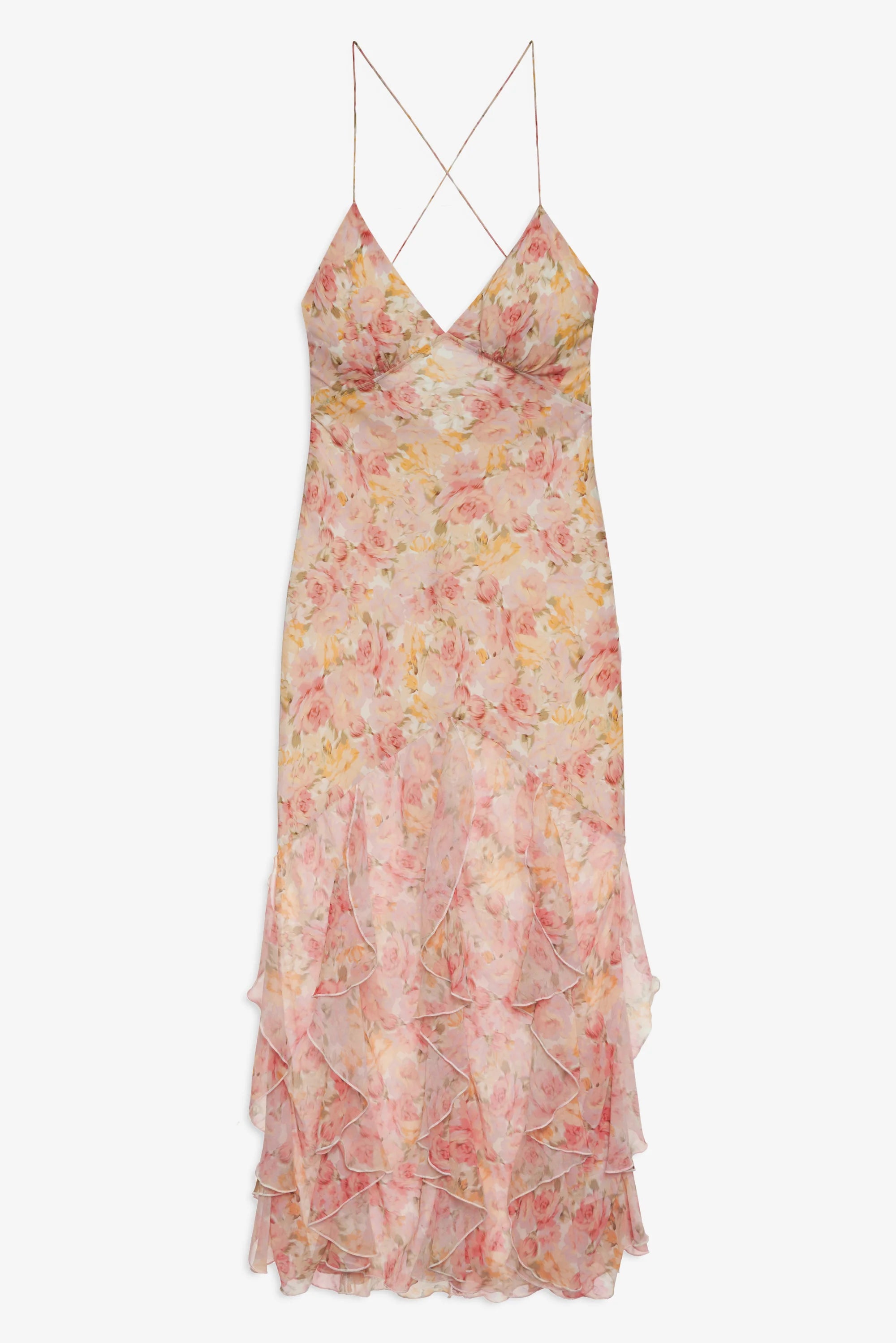 Elea Maxi Dress | Peach
