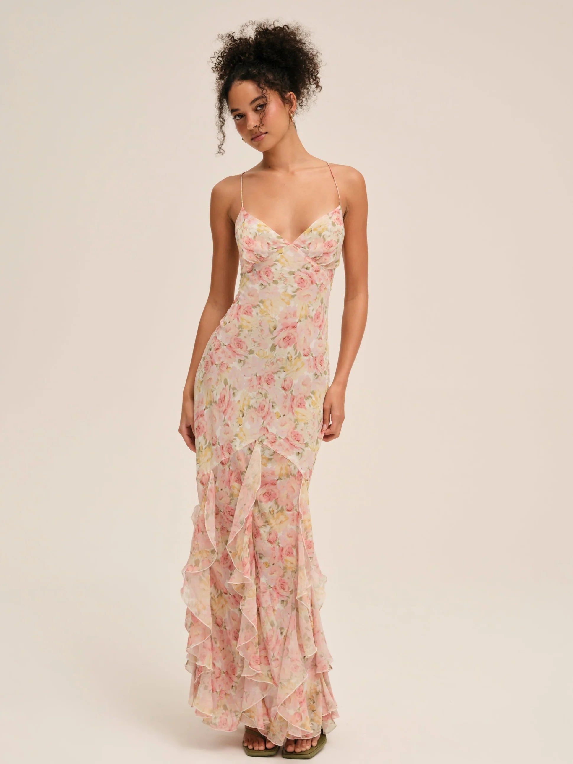 Elea Maxi Dress | Peach