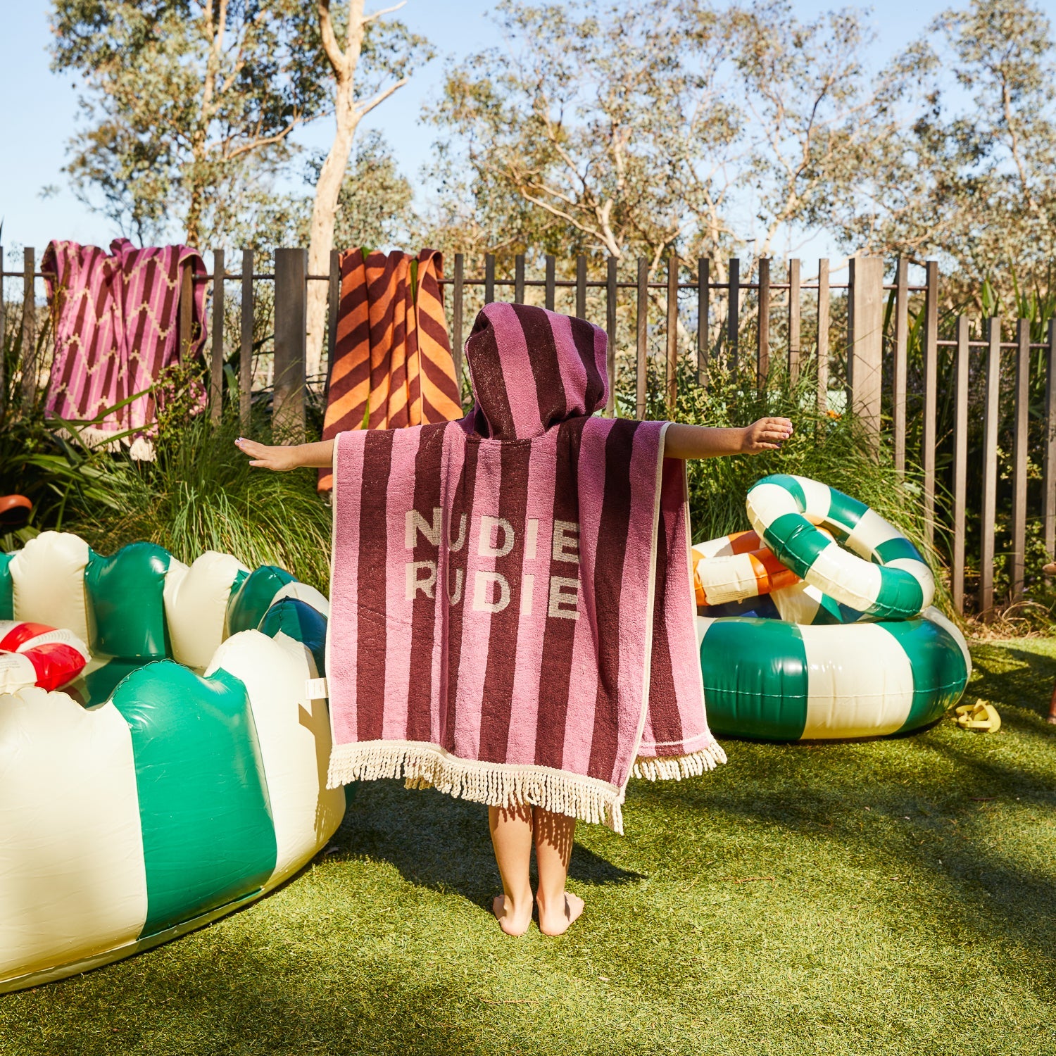 Jarita Hooded Towel | Rosewater