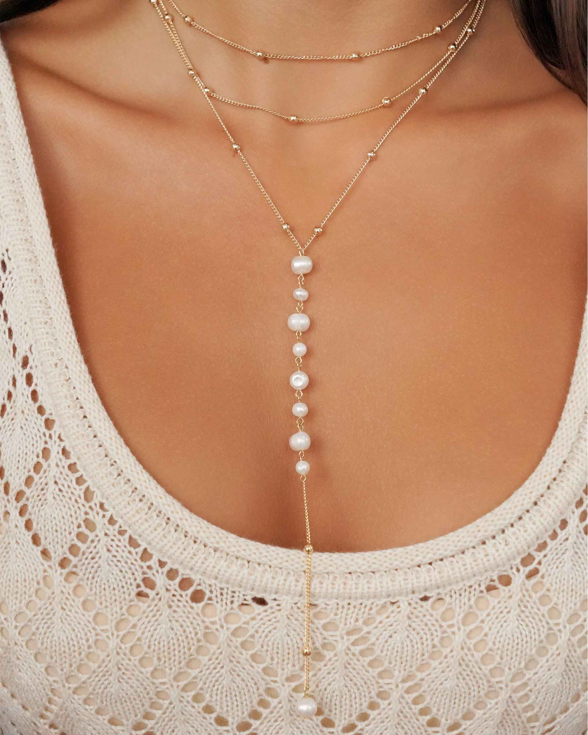 Coastal Pearl Lariat