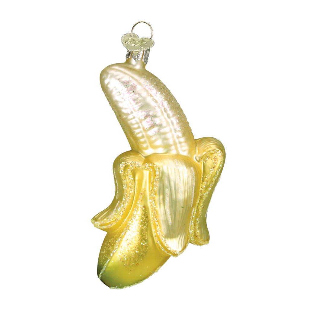 Peeled Banana Ornament