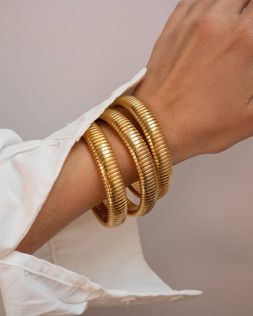 Flex Snake Chain Bracelet | Set of 3 | 12mm