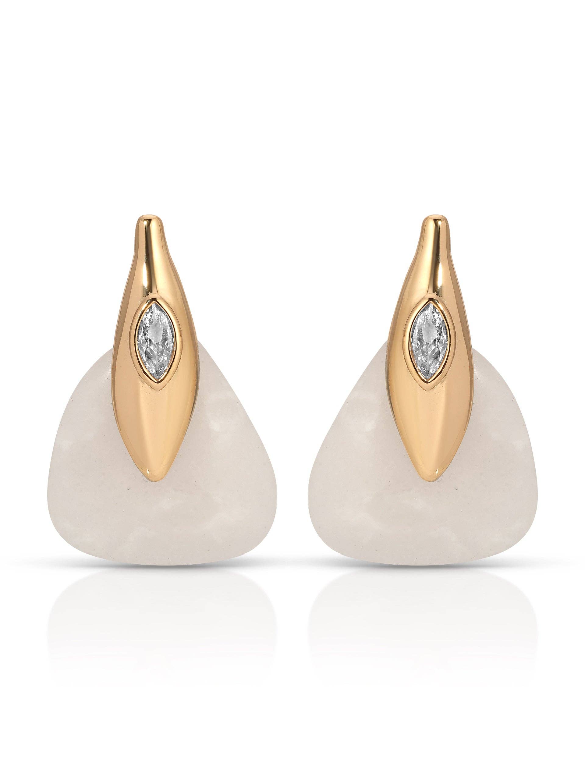 Solstice Earrings in Bone