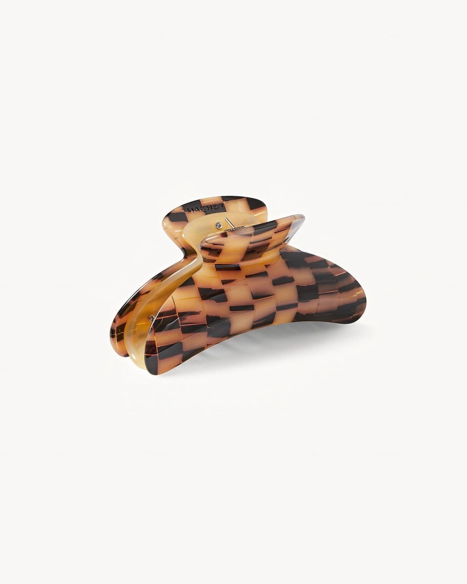 Grande Heirloom Claw in Blonde Checker