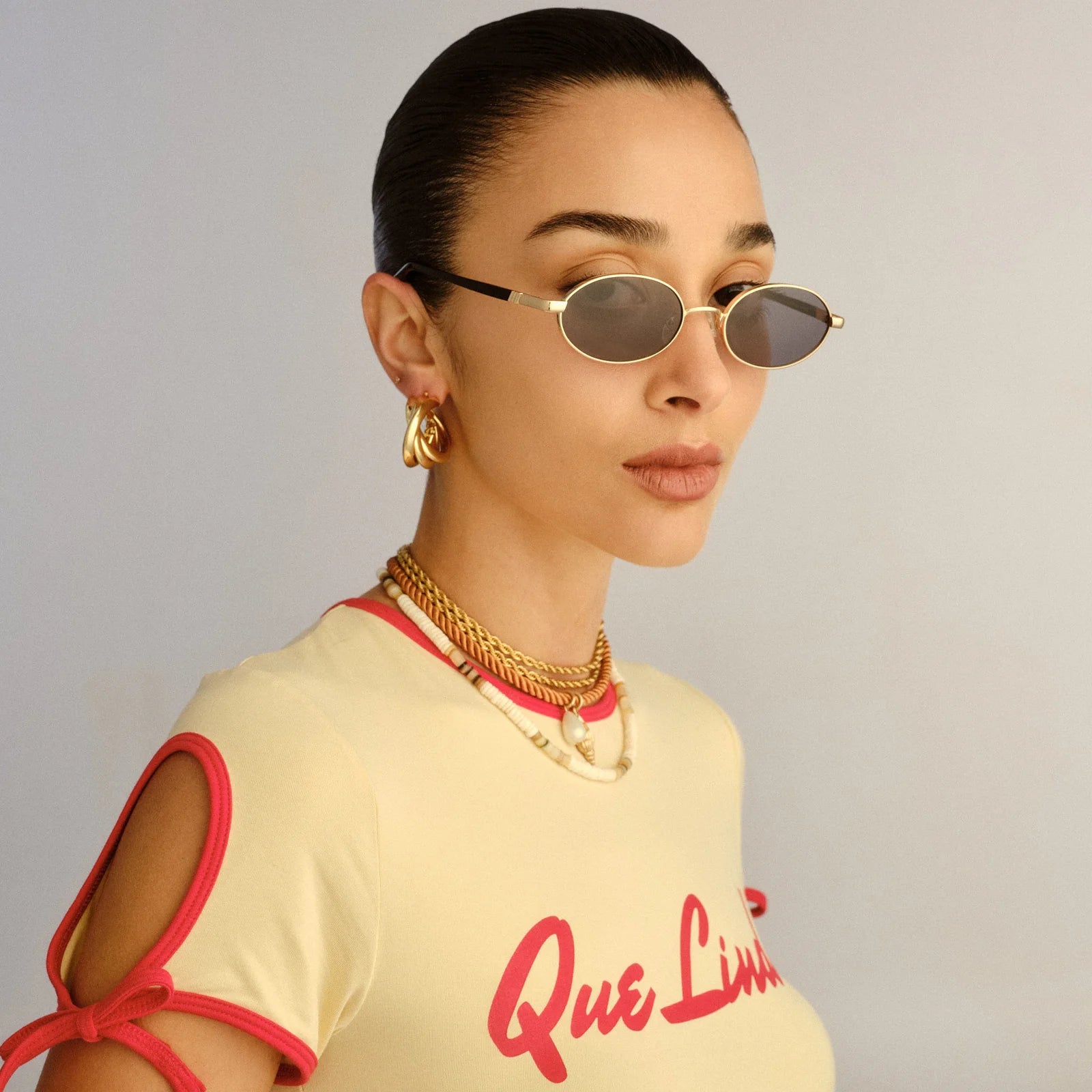 Icicle Sunglasses | Bright Gold