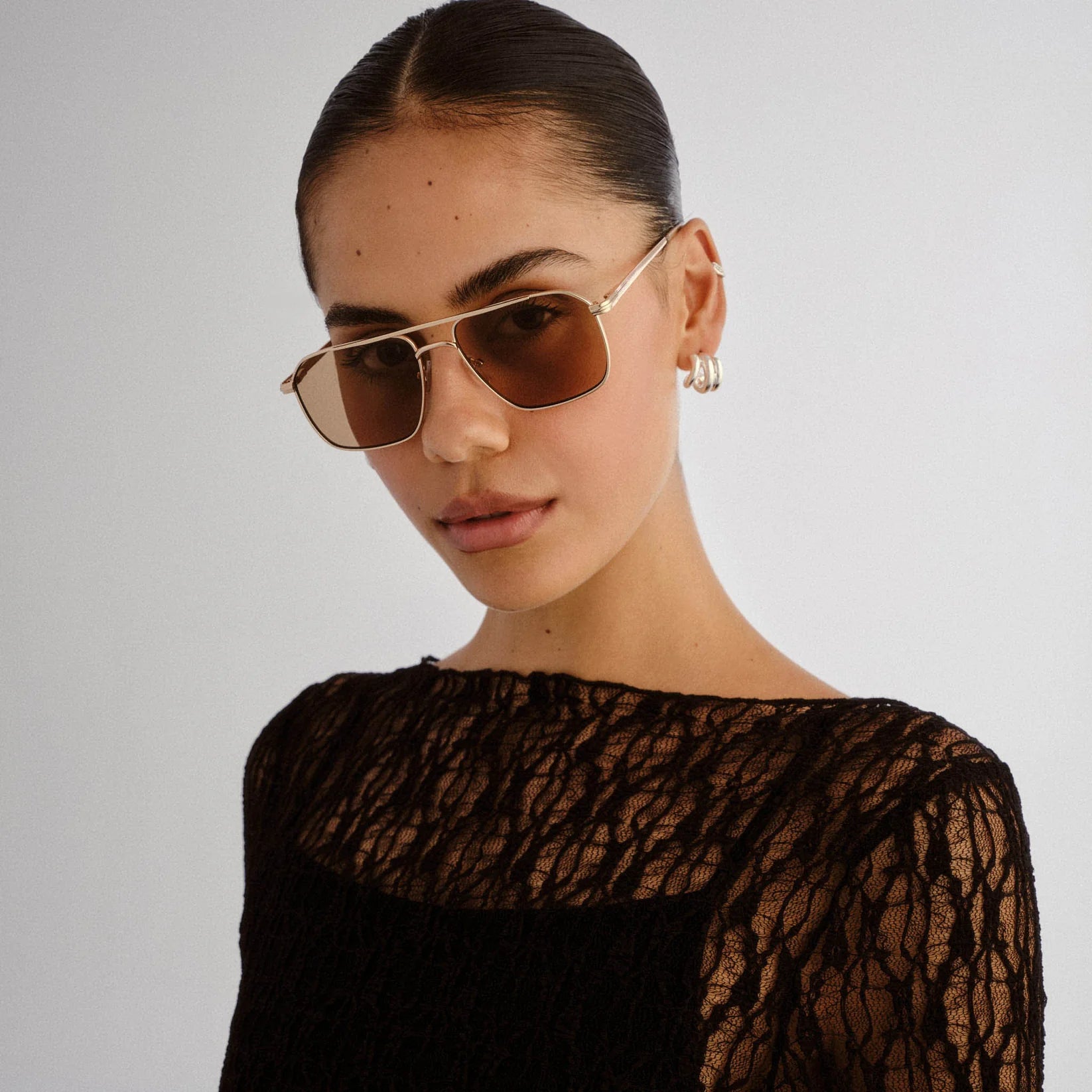 Equator Sunglasses | Gold/Hazel