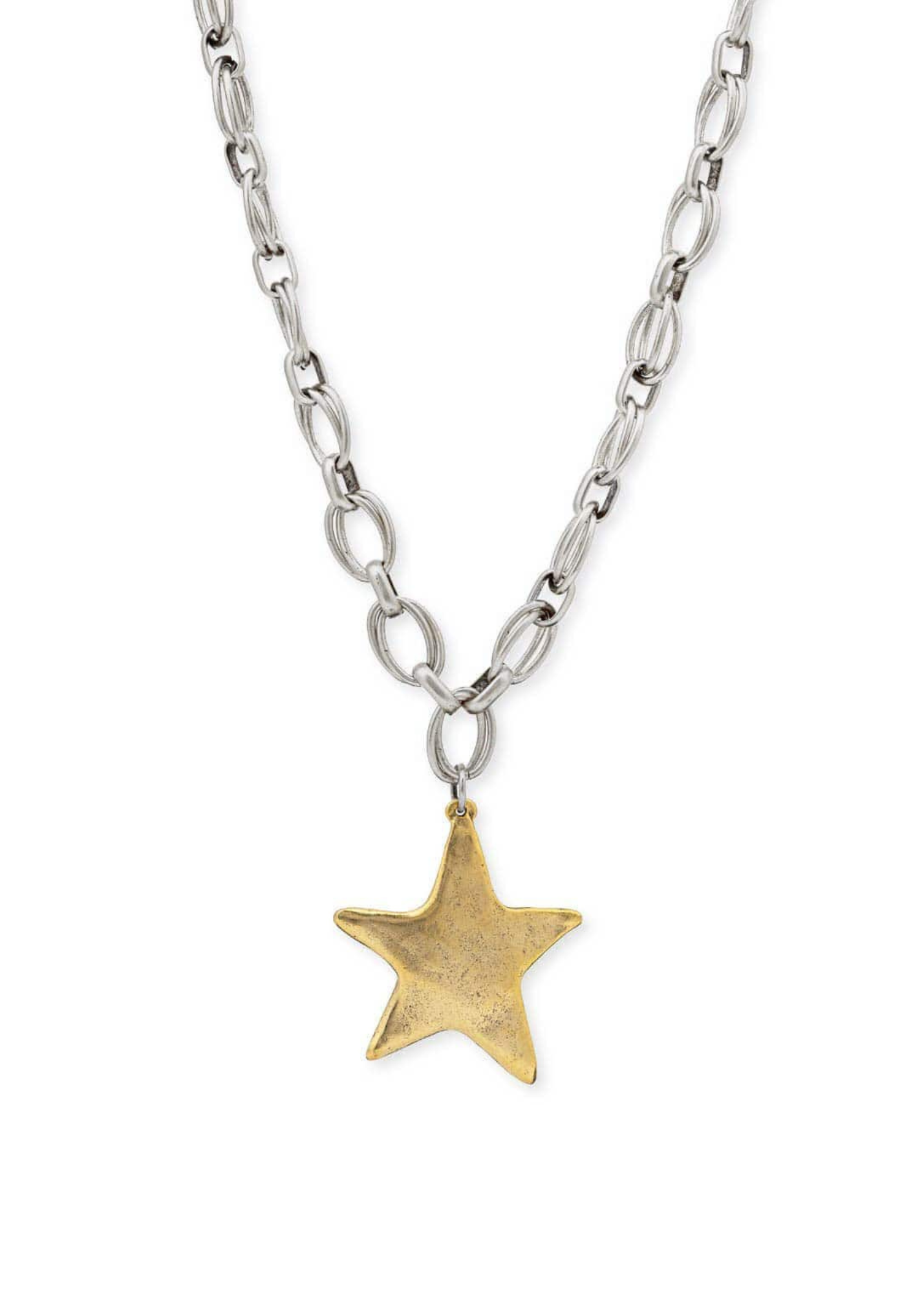 Star Shine Two Tone Necklace
