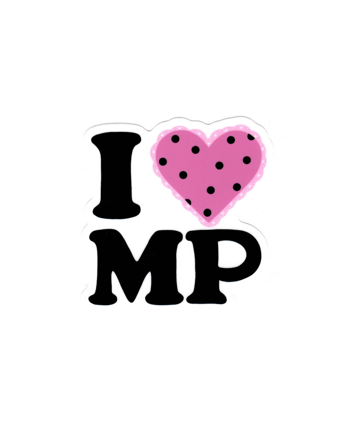 I LOVE MP Sticker