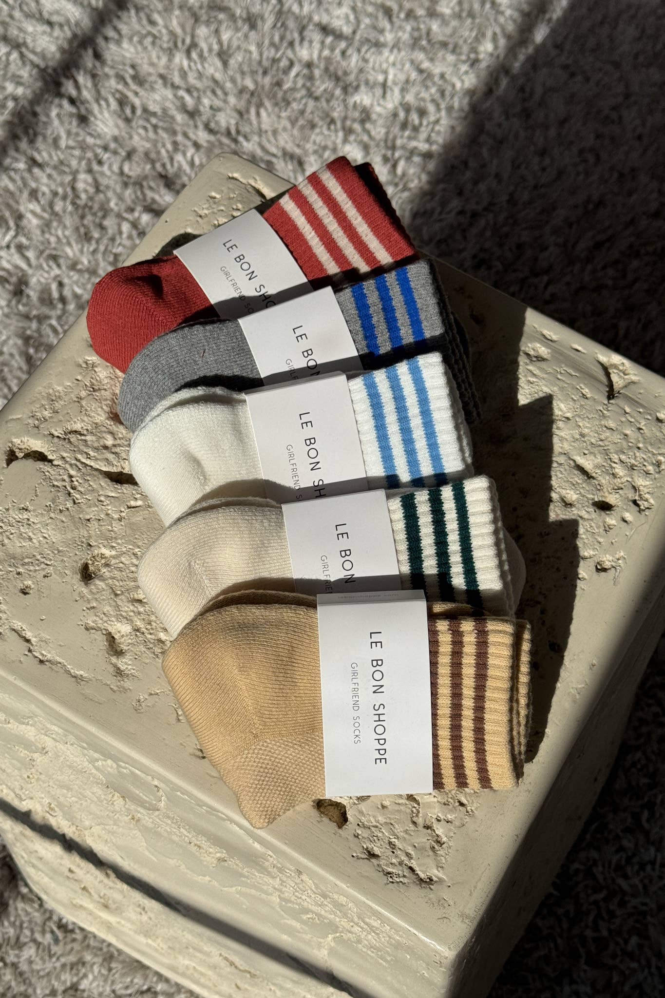 Girlfriend Socks in Grey