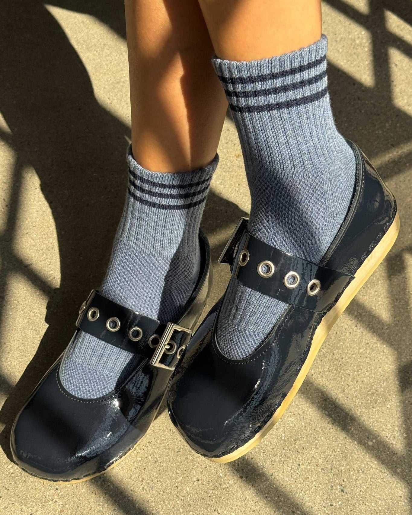 Girlfriend Socks in Indigo