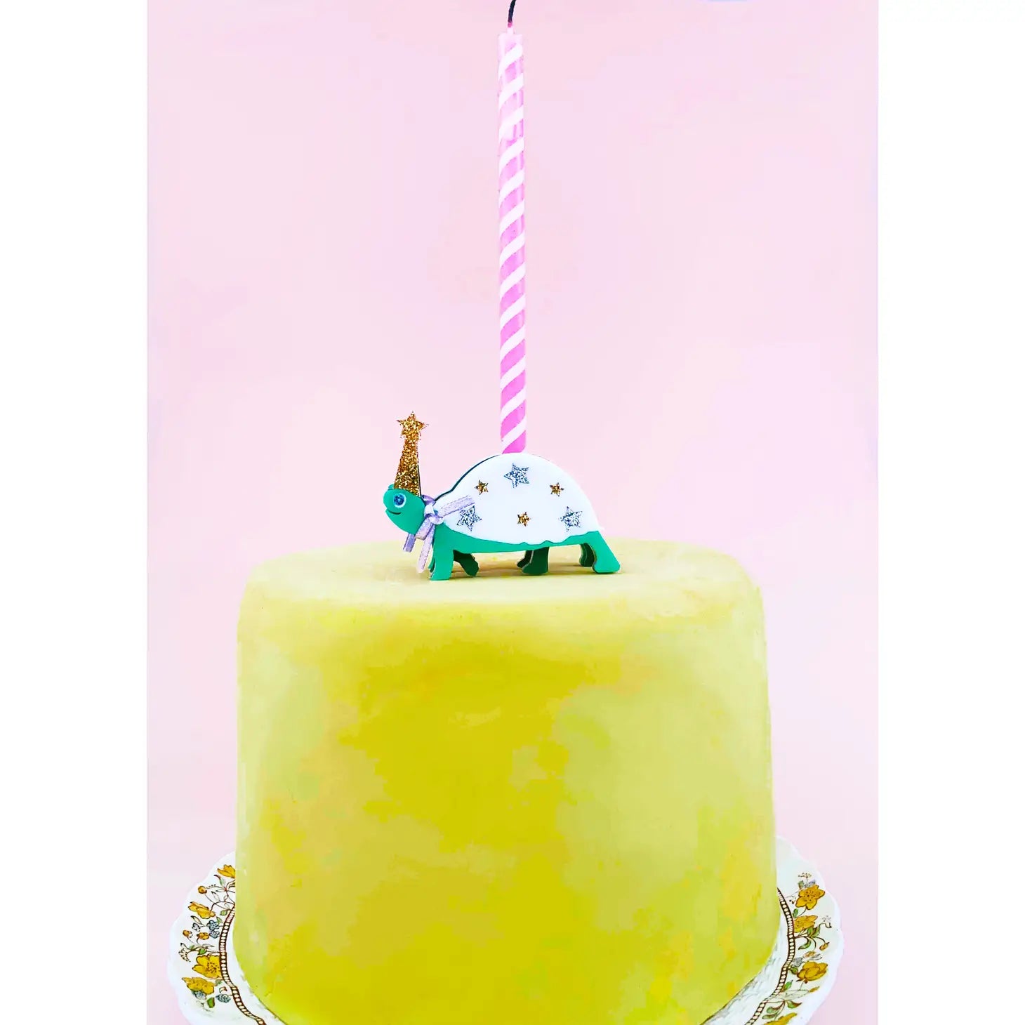 Turtle Birthday Candle Holder