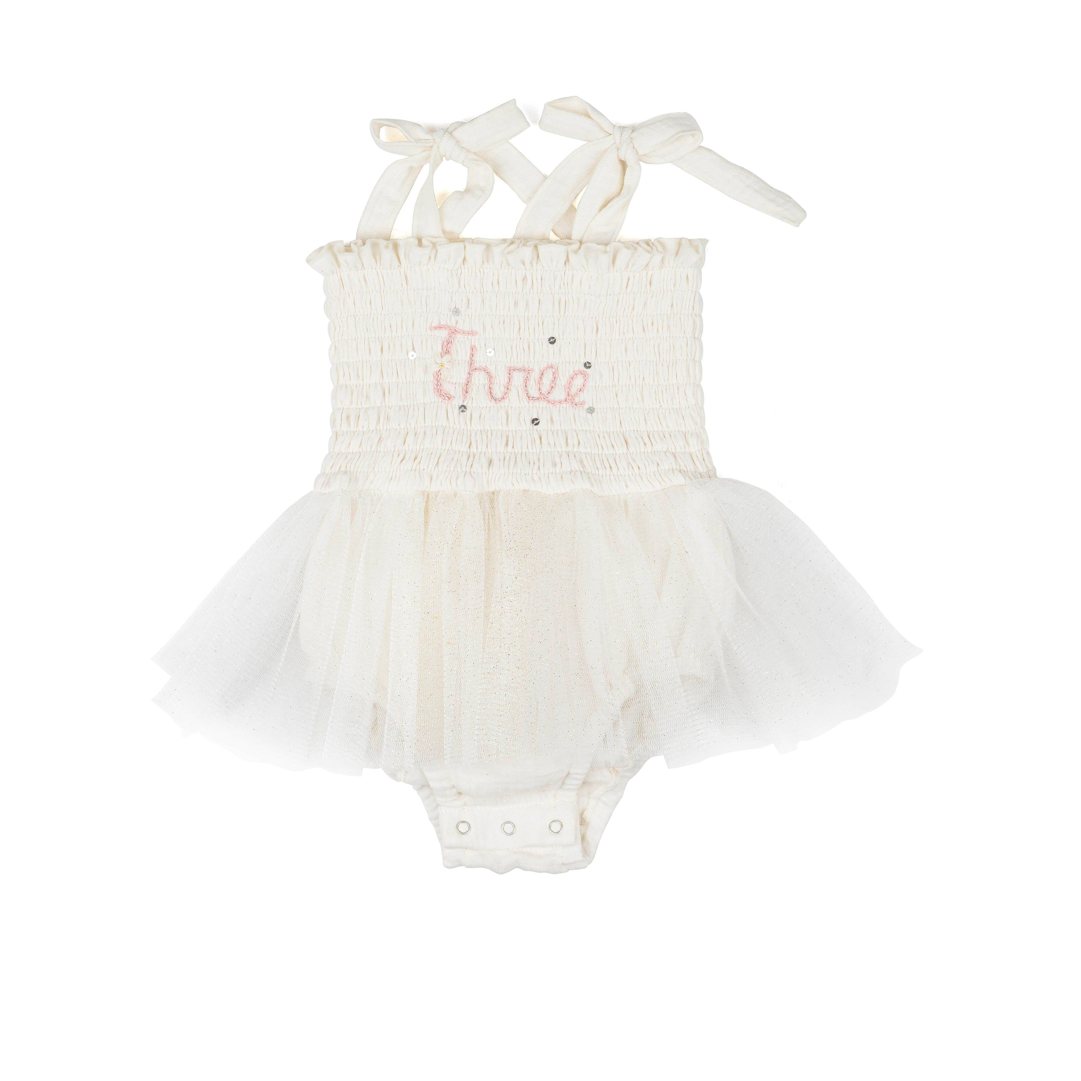 'Three' Tutu | Ivory
