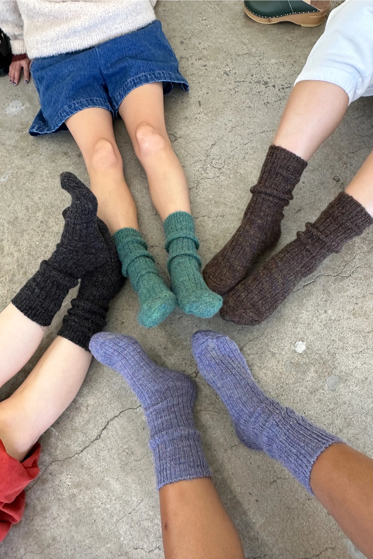 Margot Socks in Emerald