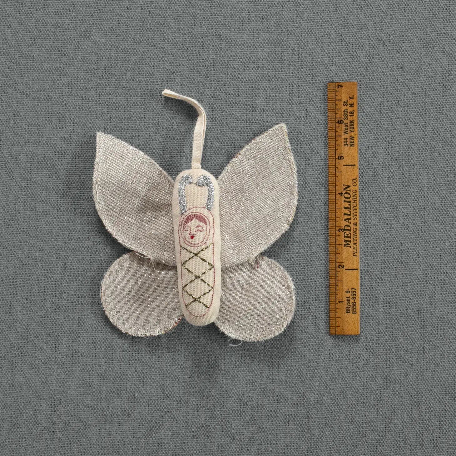 Cotton Sleepy Moth Ornament