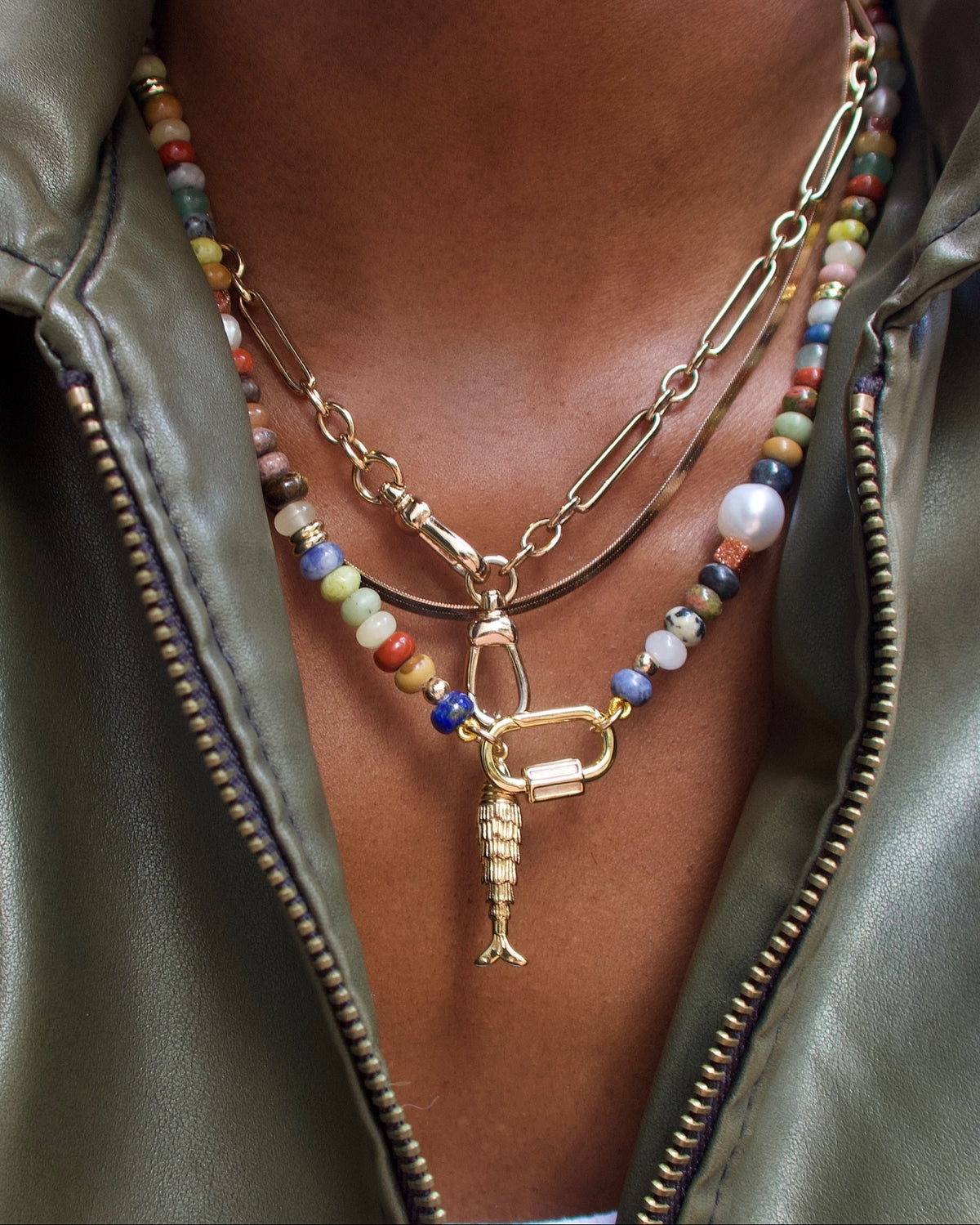 Liam Watch Chain Necklace