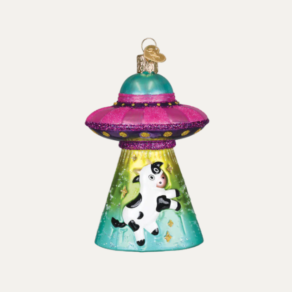 Cow Abduction Ornament