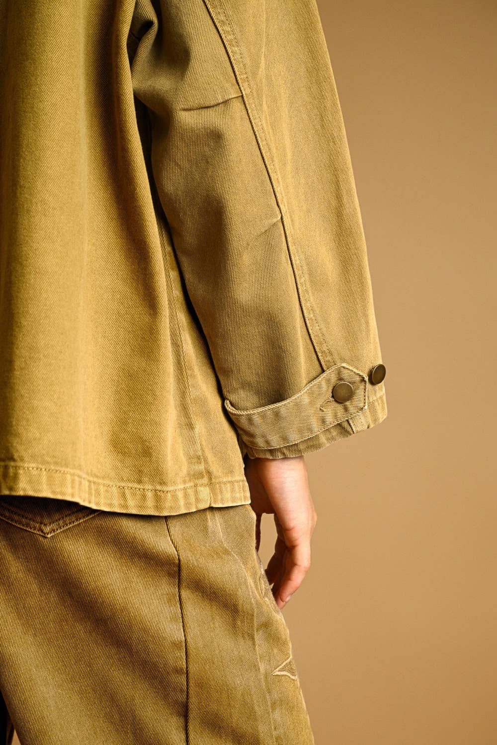 Oversized Embroidered Peony Jacket