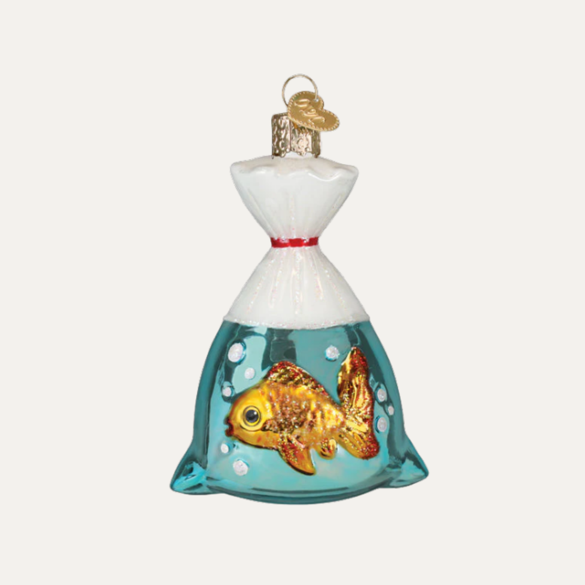 Goldfish In A Bag Ornament