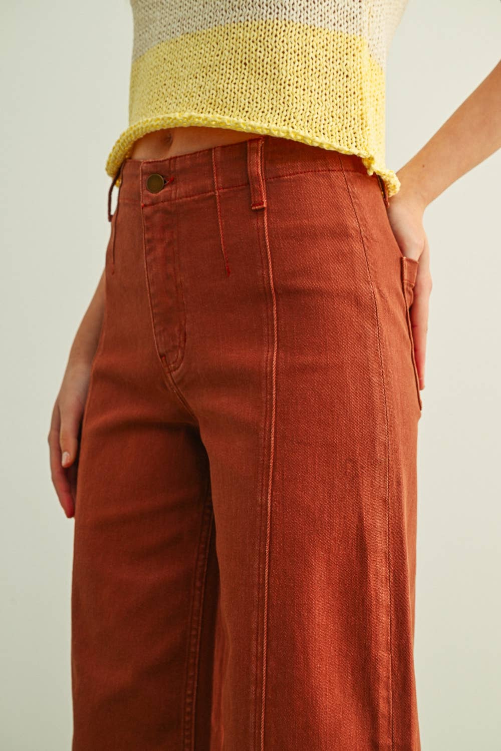 Cora Stretch Wide Leg Pants