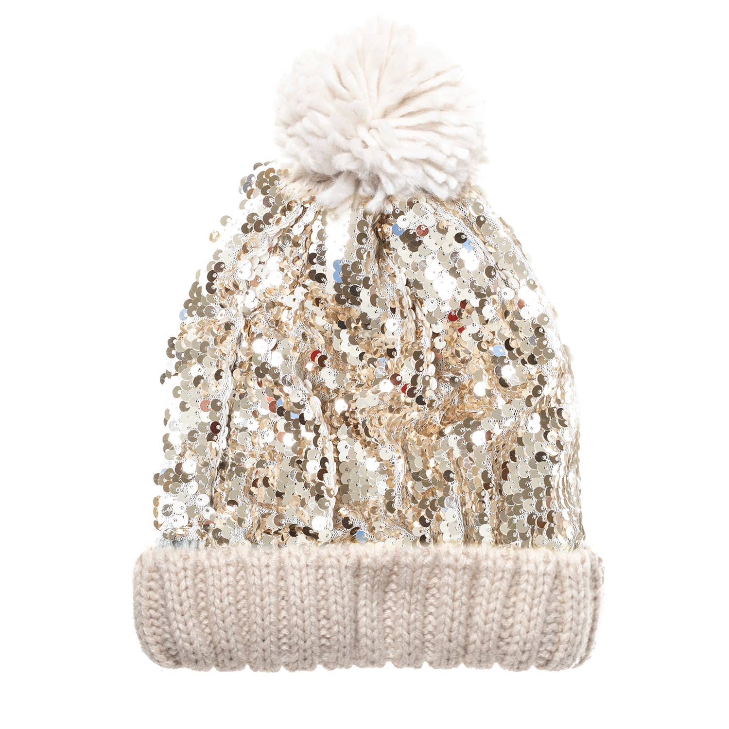 Shimmer Sequin Knitted Hat | 3-6 Years